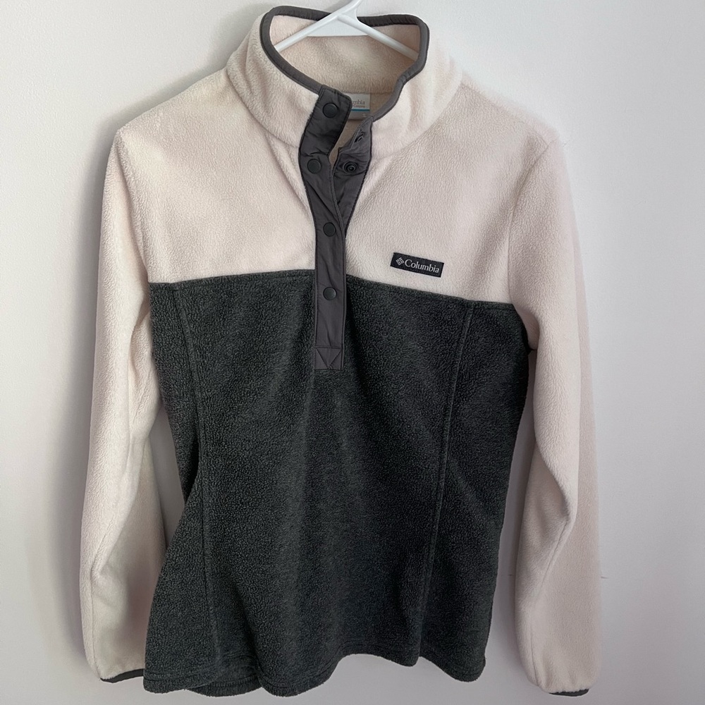 Columbia Benton springs quarter button fleece pullover jacket size small S